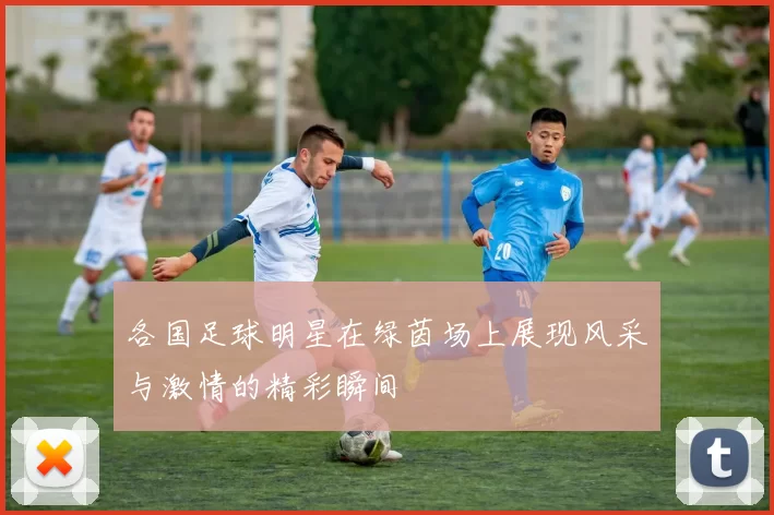 各国足球明星在绿茵场上展现风采与激情的精彩瞬间